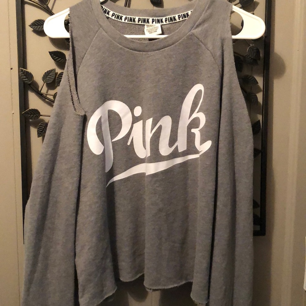 Pink Victoria secret sweatshirt